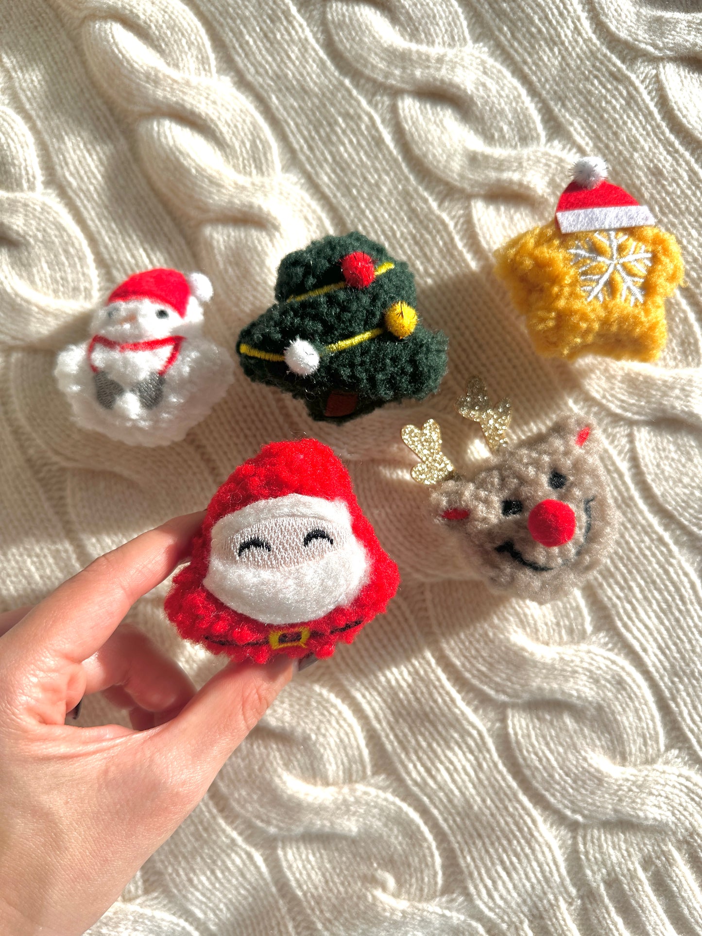 Winter, Holiday Christmas Tree, Santa, Snowman, Star